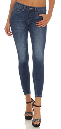 Only Onlkendell Reg SK ANK JNS Cre178067 Noos Vaqueros Skinny, Gris (Medium Blue Denim Medium Blue Denim), W32/L32 para Mujer