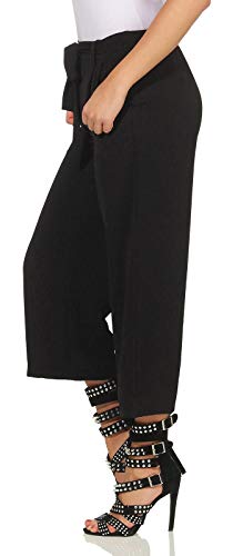 Only Onlwinner Palazzo Culotte Pant Wvn Pantalones, Black 74, 40 para Mujer