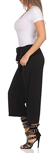 Only Onlwinner Palazzo Culotte Pant Wvn Pantalones, Black 74, 40 para Mujer