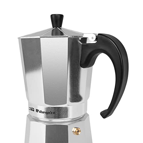 Orbegozo KF 900 – Cafetera italiana de aluminio, 9 tazas de capacidad