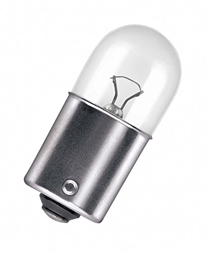 OSRAM ULTRA LIFE R5W, Lámpara halógena, luz de posición, de estacionamiento, de matrícula y trasera, 5007ULT-02B, automóvil de 12 V, ampolla doble (2 unidades)