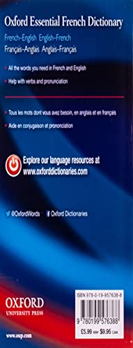 Oxford Essential French Dictionary: French- English - English-French