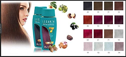 Pack Ahorro de 2 x Tintes Bálsamo para cabello sin ammoniaque color chocolate oscuro 31, 7 aceites naturales