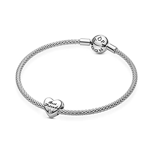 PANDORA Mujer Plata de Ley 925 Plata incoloro óxido de circonio FASHIONOTHER