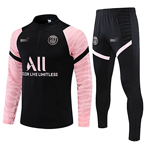 Paris El Nuevo Chándales De Fútbol Paris para Hombre, Paris Chándales para Hombre Ropa De Deporte Uniforme De Fútbol De Manga Larga, Sudadera Primavera Y Otoño Unisex,4,S