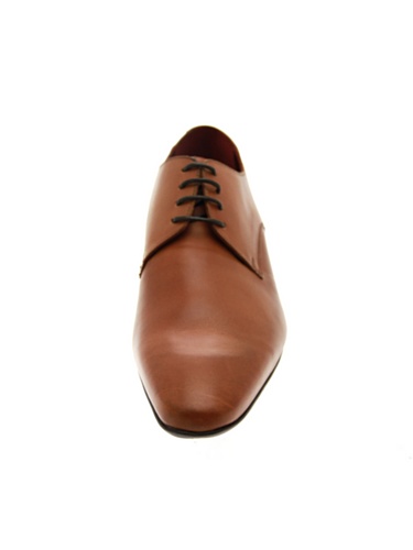 Pascal Morabito Zapato cordón Rene Cognac Patine 45