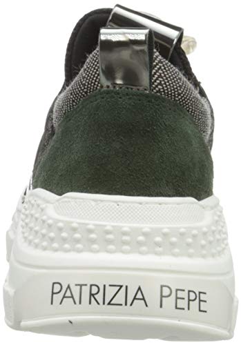 Patrizia Pepe PPJ541, Zapatillas, Verde, 31/31.5 EU