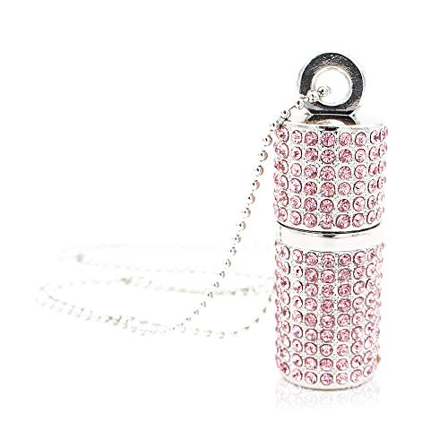 Pendrive 64GB Memoria USB Collar Rosado USB 3.0 Pen Drive Bling Diamante Flash Drives 64 GB Joyería Memorias Externo Stick Creativo Lindo Regalo de Almacenamiento de Datos por Kepmem