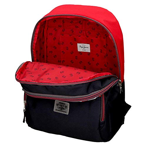 Pepe Jeans Calvin, Mochila, 44 cm, 32.91 Liters, Multicolor