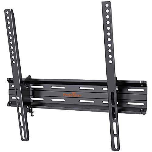 Perlegear Soporte TV Pared de 26 a 55 Pulgadas, Soporte de TV en Pared inclinable para Televisión con Carga de 45 kg, VESA Máx. de 400x400mm