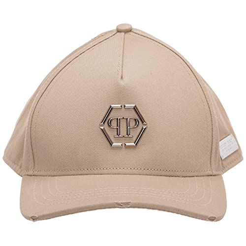 Philipp Plein Hombre Hexagon Cappello Baseball Beige