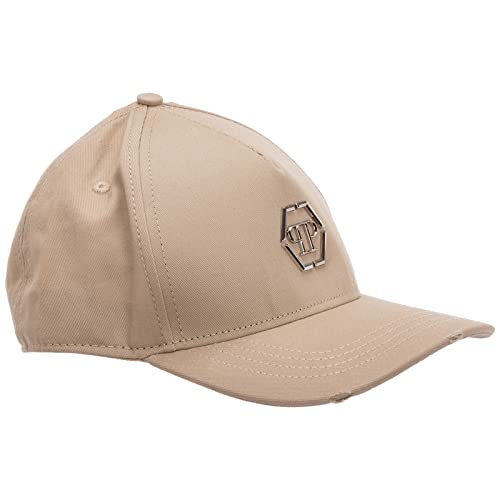 Philipp Plein Hombre Hexagon Cappello Baseball Beige