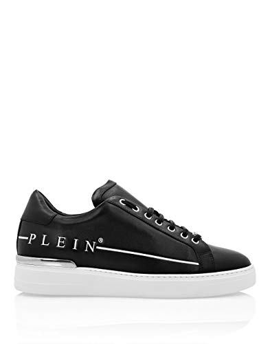 Philipp Plein Hombre Lo-Top Sneakers Istitutional Negro 39