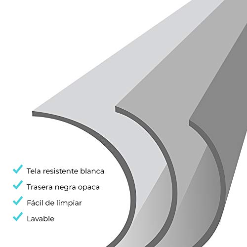 Phoenix Technologies - Pantalla de Proyección Eléctrica Plegable 112” 2 x 2 Metros Formatos 1:1, 4:3, 16:9 de Techo y Pared Incluye Mando a (2 x 2m)