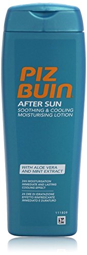 Piz Buin - Protección Solar, After Sun Loción Hidratante, Calmante y Refrescante After Sun - Bote 200 ml