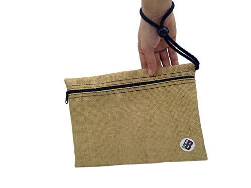 Plan B, Bolso de Mano, Bolsa Clutch Saco, 25 X 18 cm, 1 Compartimento, Beige