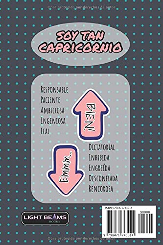 Planificador semanal CAPRICORNIO: Agenda semanal sin fechas y sector de notas| Regalo para mujer de CAPRICORNIO (Cuadernos de astrología para chicas)