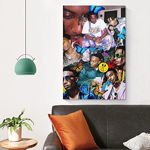 Playboi Carti-9 - Póster de lienzo y arte de pared (50 x 75 cm)