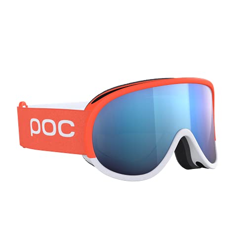 POC Retina Clarity Comp Gafas de Esquí, Unisex Adulto, Naranja (Fluorescent Orange/Spektris Blue), Talla única