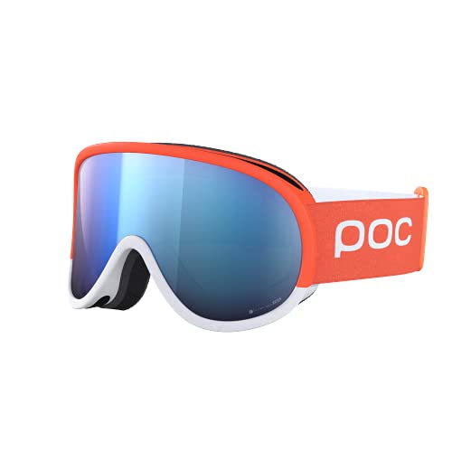 POC Retina Clarity Comp Gafas de Esquí, Unisex Adulto, Naranja (Fluorescent Orange/Spektris Blue), Talla única