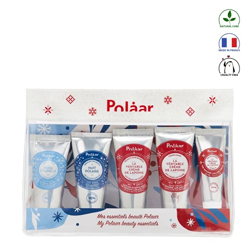 Polåar - Gift box Maxi Kit 5 natural beauty creams - Care set - Youth, Detox, Hydration, Protection - All skin types even sensitive - Christmas beauty box - Birthday - mothers' Day - Valentine's Day