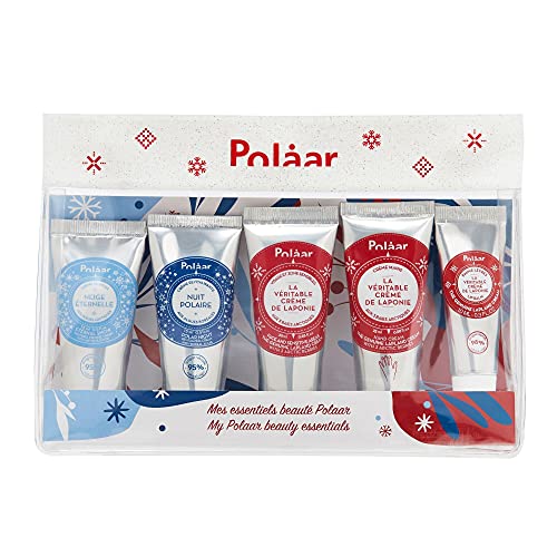 Polåar - Gift box Maxi Kit 5 natural beauty creams - Care set - Youth, Detox, Hydration, Protection - All skin types even sensitive - Christmas beauty box - Birthday - mothers' Day - Valentine's Day