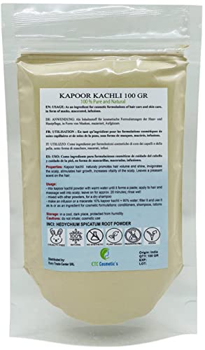 Polvo Kapoor kachli - 100 gr - aumenta la vitalidad del cabello, da más volumen, hace que el cabello luzca más grueso