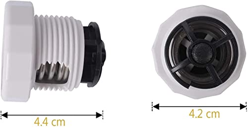 Poweka D29 UWF Adaptador de Desconexión Rápida y 9-100-9002 Válvula Reguladora de Presión Compatible con Robot Limpiafondos Piscina Automático Polaris 180 280 380