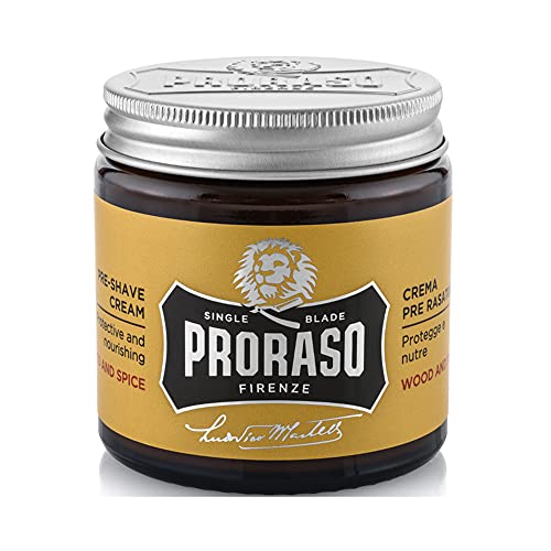 Proraso Crema Pre Afeitado Madera y Especias 100ml, Único, Estándar