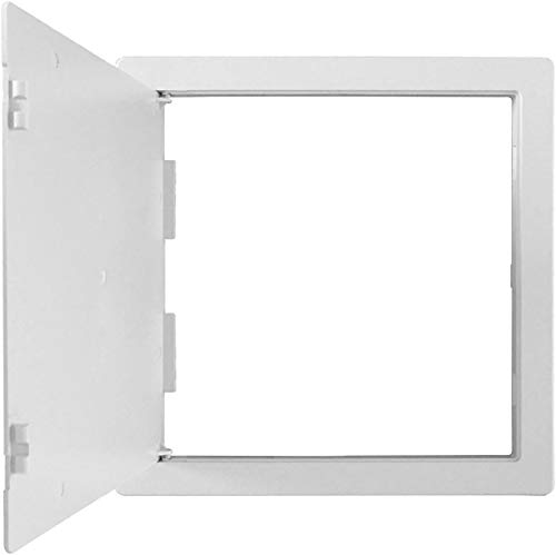 Proxinova 200x200mm Puerta de contadores | Plástico ABS de | Puerta de UPVC | Gabinete y caja de fusibles | Oculta cables, medidores, tuberías | Queda al ras de la superficie