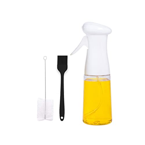 Pulverizador de aceite para cocina, spray aceite cocina, aceitera spray, bote spray pulverizador resistente (Blanco)