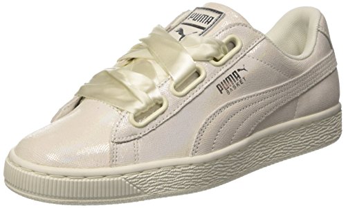 Puma Basket Heart Night Sky 364108-02, Zapatillas Mujer, Beige (Beige 364108/02), 40 EU