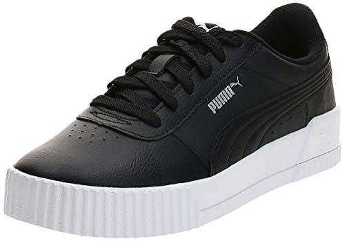 PUMA Carina L, Zapatillas Bajas, para Mujer, Negro (Puma Black-Puma White-Puma Silver), 39 EU