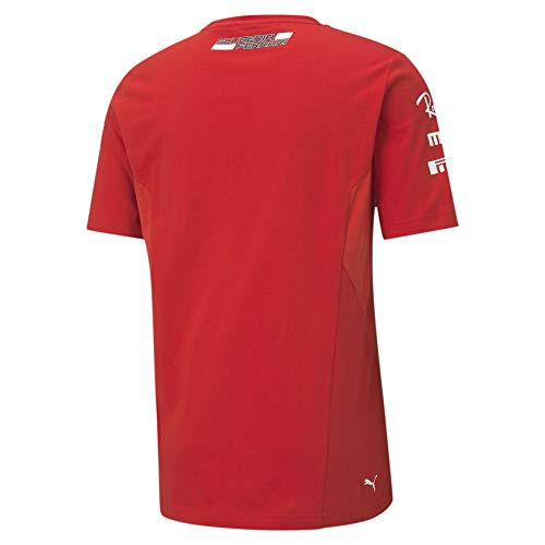 PUMA Ferrari Herren Team T-Shirt Camiseta, Rosso Corsa, M para Hombre