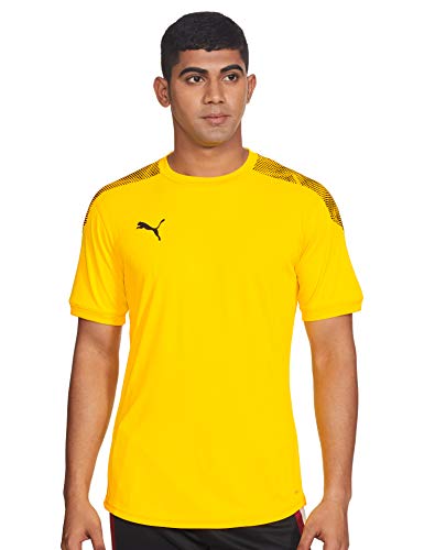 PUMA Ftblnxt Pro tee Camiseta de Manga Corta, Hombre, Amarillo (Ultra Yellow Black), L