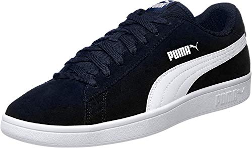 PUMA Smash v2, Zapatillas, para Unisex adulto, Azul (Peacoat-Puma White), 41 EU