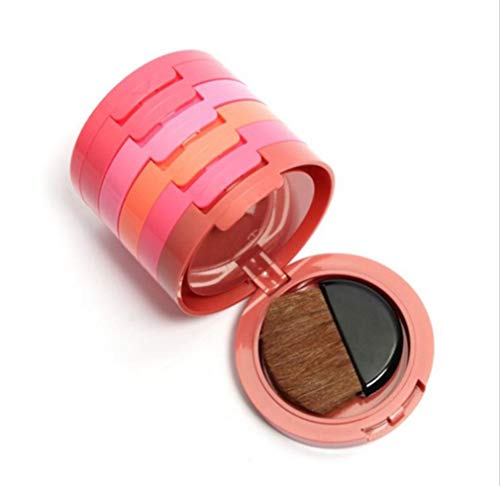 Pure Vie® 5 Colores Cara Polvos Coloretes/Blush Paleta de Maquillaje Cosmética #1 - Perfecto para Sso Profesional y Diario