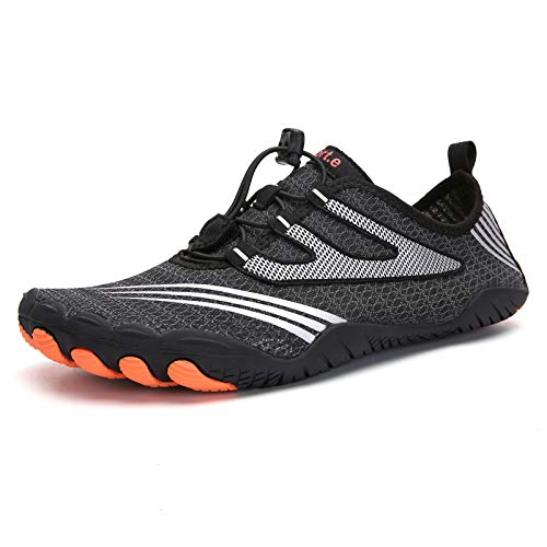 Qimaoo Zapatos de Agua para Buceo Snorkel Surf Piscina Playa Vela Mar Acuáticos Cycling Deportes Yoga Aqua Calzado para Hombre Mujer