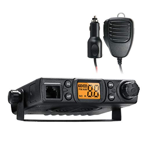 Radioddity CB-27, Radio CB Communication Am/FM Multi-Modo, Multi-estandar con Soportes de Montaje y Cargador de Coche