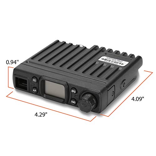 Radioddity CB-27, Radio CB Communication Am/FM Multi-Modo, Multi-estandar con Soportes de Montaje y Cargador de Coche