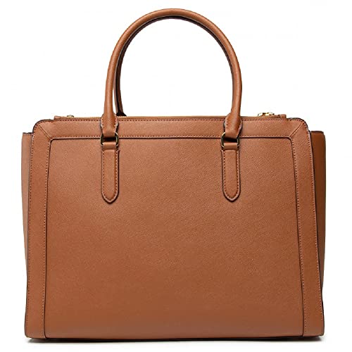 Ralph Lauren Mujer BROOKE 37-SATCHEL-GRANDE 4318187850, Lauren Tan, Talla única