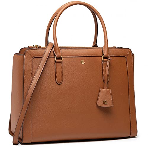 Ralph Lauren Mujer BROOKE 37-SATCHEL-GRANDE 4318187850, Lauren Tan, Talla única