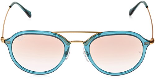 Ray-Ban 0Rb4253 Gafas de Sol, Azul/Bronce-Cobre/Cobre Degradada (Blue), 50 Unisex-Adulto