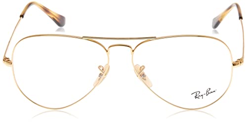 Ray-Ban 0RX6489, Monturas de Gafas Unisex adulto, Marrón (Gold), 58