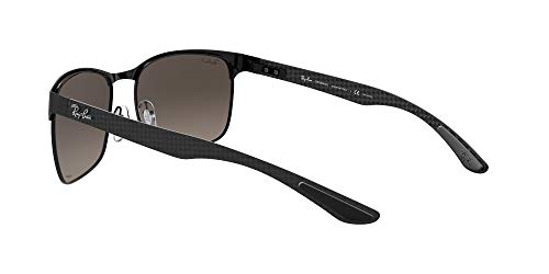 Ray-Ban RB 8319 Chromance Gafas de Sol, Black Top on Matte Black, 49 para Hombre