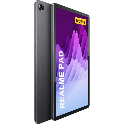 realme Pad WiFi Tablet de 10,4" 2K Display, Tablet 64GB, Altavoces Cuádruples Dolby con Micrófonos, Helio G80, Batería de 7100mAh, Quick Charge 18W, Cuerpo de Metal 6.9mm, Android11