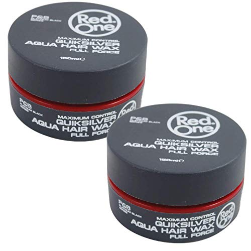 Red One Cera de pelo para cabello full force 150 ml (gris) juego de 2 ceras