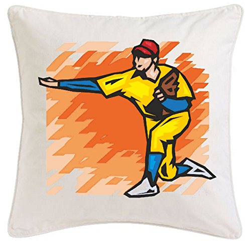 Reifen-Markt Funda de la Almohada 40x40cm Mega Deporte Hobby Ocio Deportes Club de Microfibra Regalo Ideal y la decoración de Buen Gusto para Cada Sala de Estar o el Dormitorio