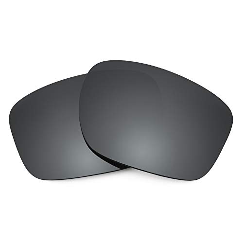 Revant Lentes de Repuesto Compatibles con Gafas de Sol Oakley Sliver F, Polarizados, Negro Cromado MirrorShield