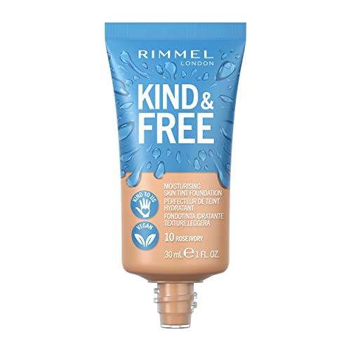 Rimmel Kind & Free Base de Maquillaje, Tono 10 Rose Ivory, 30 ml